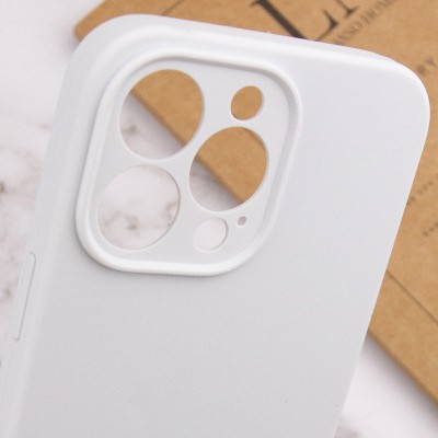 Чохол Silicone Case Full Camera Protective (AA) NO LOGO для Apple iPhone 15 Pro Max (6.7") Білий / White Чохол Silicone Case Full Camera Protective (AA) NO LOGO для Apple iPhone 15 Pro Max (6.7") Білий / White