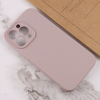 Чохол Silicone Case Full Camera Protective (AA) NO LOGO для Apple iPhone 15 Pro Max (6.7") Сірий / Lavender
