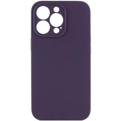 Чохол Silicone Case Full Camera Protective (AA) NO LOGO для Apple iPhone 15 Pro Max (6.7") Фіолетовий / Elderberry