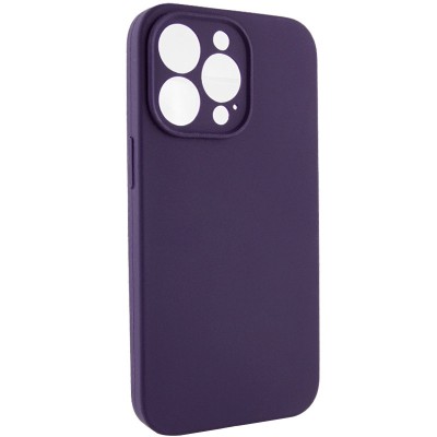 Чохол Silicone Case Full Camera Protective (AA) NO LOGO для Apple iPhone 15 Pro Max (6.7") Фіолетовий / Elderberry