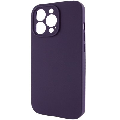 Чохол Silicone Case Full Camera Protective (AA) NO LOGO для Apple iPhone 15 Pro Max (6.7") Фіолетовий / Elderberry
