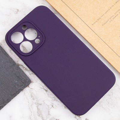 Чохол Silicone Case Full Camera Protective (AA) NO LOGO для Apple iPhone 15 Pro Max (6.7") Фіолетовий / Elderberry