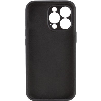 Чохол Silicone Case Full Camera Protective (AA) NO LOGO для Apple iPhone 15 Pro Max (6.7") Чорний / Black