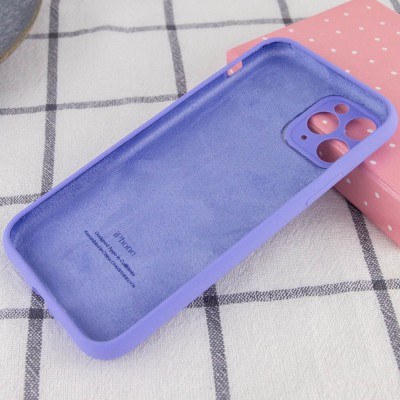 Чохол Silicone Case Full Camera Protective (AA) для Apple iPhone 12 Pro Max (6.7") Бузковий / Dasheen / PVH Чохол Silicone Case Full Camera Protective (AA) для Apple iPhone 12 Pro Max (6.7") Бузковий / Dasheen / PVH