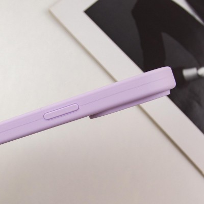 Чохол Silicone Case Full Camera Protective (AA) для Apple iPhone 12 Pro Max (6.7") Бузковий / Lilac / PVH