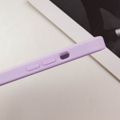 Чохол Silicone Case Full Camera Protective (AA) для Apple iPhone 12 Pro Max (6.7") Бузковий / Lilac / PVH