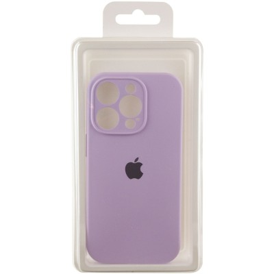 Чохол Silicone Case Full Camera Protective (AA) для Apple iPhone 12 Pro Max (6.7") Бузковий / Lilac / PVH