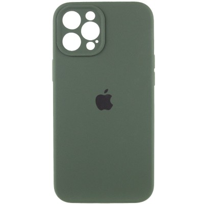 Чохол Silicone Case Full Camera Protective (AA) для Apple iPhone 12 Pro Max (6.7") Зелений / Cyprus Green / PVH Чохол Silicone Case Full Camera Protective (AA) для Apple iPhone 12 Pro Max (6.7") Зелений / Cyprus Green / PVH