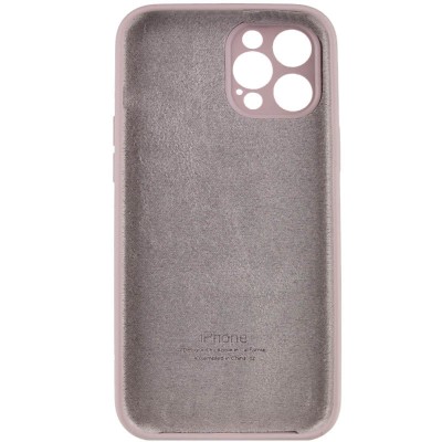 Чохол Silicone Case Full Camera Protective (AA) для Apple iPhone 12 Pro Max (6.7") Сірий / Lavender / PVH