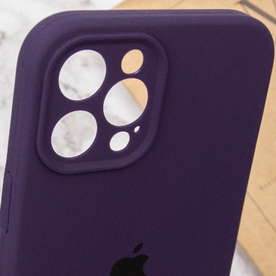 Чохол Silicone Case Full Camera Protective (AA) для Apple iPhone 12 Pro Max (6.7") Фіолетовий / Elderberry / PVH Чохол Silicone Case Full Camera Protective (AA) для Apple iPhone 12 Pro Max (6.7") Фіолетовий / Elderberry / PVH