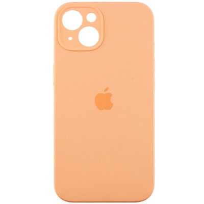Чохол Silicone Case Full Camera Protective (AA) для Apple iPhone 14 (6.1") Помаранчевий / Cantaloupe / PVH