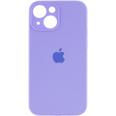 Чохол Silicone Case Full Camera Protective (AA) для Apple iPhone 15 Plus (6.7") Бузковий / Dasheen / PVH