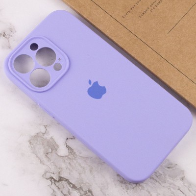 Чохол Silicone Case Full Camera Protective (AA) для Apple iPhone 15 Pro Max (6.7") Бузковий / Dasheen / PVH Чохол Silicone Case Full Camera Protective (AA) для Apple iPhone 15 Pro Max (6.7") Бузковий / Dasheen / PVH