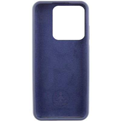 Чохол Silicone Cover Lakshmi (AAA) with Logo для Xiaomi Poco X6 / Note 13 Pro 5G Темно-синій / Midnight blue