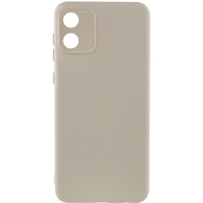 Чохол Silicone Cover Lakshmi Full Camera (A) для Motorola Moto E13 Песочный / Sand