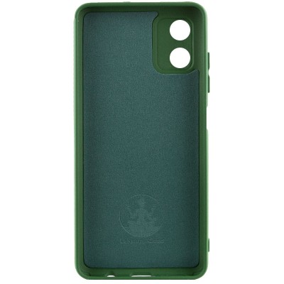 Чохол Silicone Cover Lakshmi Full Camera (A) для Motorola Moto G04 / E14 Зелений / Dark green