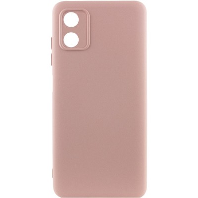 Чохол Silicone Cover Lakshmi Full Camera (A) для Motorola Moto G04 / E14 Рожевий / Pink Sand
