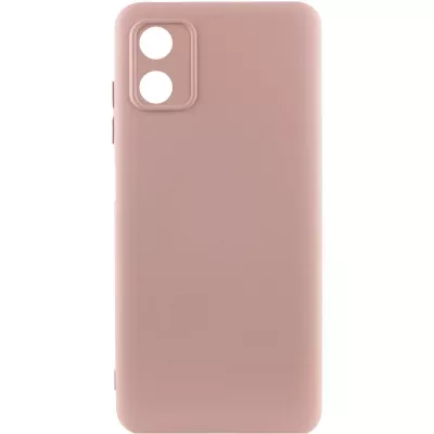 Чохол Silicone Cover Lakshmi Full Camera (A) для Motorola Moto G04 / E14 Рожевий / Pink Sand
