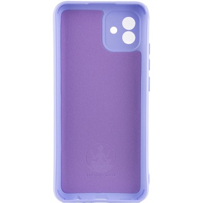 Чохол Silicone Cover Lakshmi Full Camera (A) для Samsung Galaxy A04 Бузковий / Dasheen