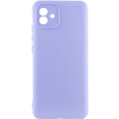 Чохол Silicone Cover Lakshmi Full Camera (A) для Samsung Galaxy A04 Бузковий / Dasheen