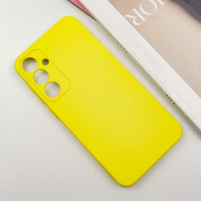 Чохол Silicone Cover Lakshmi Full Camera (A) для Samsung Galaxy A35 Жовтий / Flash