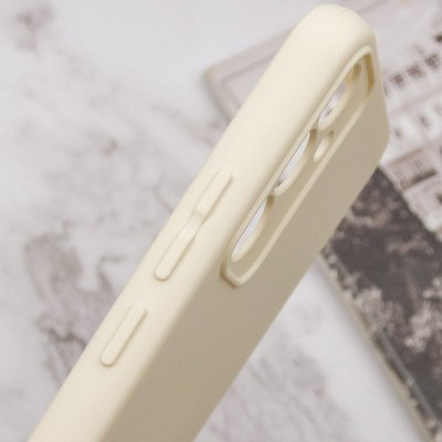 Чохол Silicone Cover Lakshmi Full Camera (A) для Samsung Galaxy A35 Песочный / Sand