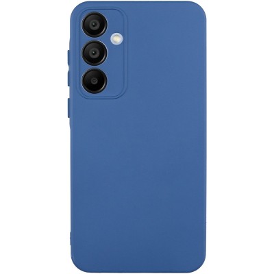 Чохол Silicone Cover Lakshmi Full Camera (A) для Samsung Galaxy A35 Синій / Navy Blue