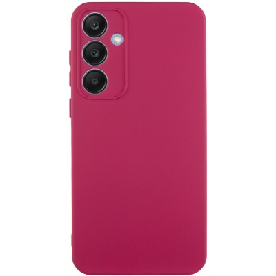 Чохол Silicone Cover Lakshmi Full Camera (A) для Samsung Galaxy A55 Бордовий / Marsala