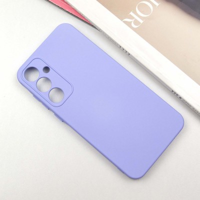 Чохол Silicone Cover Lakshmi Full Camera (A) для Samsung Galaxy A55 Бузковий / Dasheen