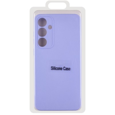 Чохол Silicone Cover Lakshmi Full Camera (A) для Samsung Galaxy A55 Бузковий / Dasheen