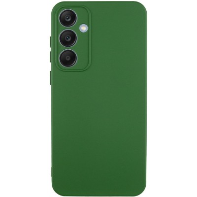 Чохол Silicone Cover Lakshmi Full Camera (A) для Samsung Galaxy A55 Зелений / Dark green