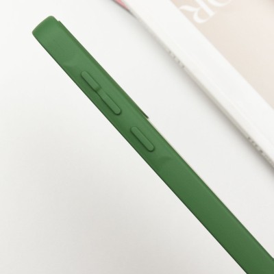 Чохол Silicone Cover Lakshmi Full Camera (A) для Samsung Galaxy A55 Зелений / Dark green