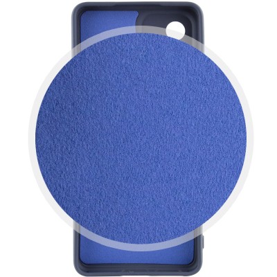 Чохол Silicone Cover Lakshmi Full Camera (A) для Samsung Galaxy A55 Синій / Midnight Blue