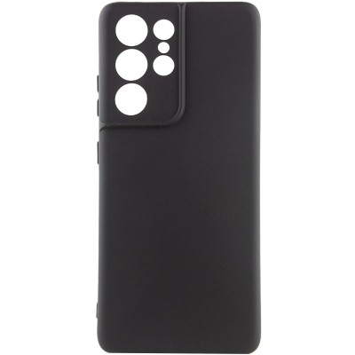 Чохол Silicone Cover Lakshmi Full Camera (A) для Samsung Galaxy S21 Ultra Чорний / Black