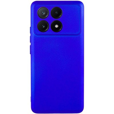 Чохол Silicone Cover Lakshmi Full Camera (A) для Xiaomi Poco X6 Pro Синій / Iris