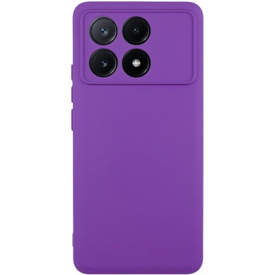 Чохол Silicone Cover Lakshmi Full Camera (A) для Xiaomi Poco X6 Pro Фіолетовий / Purple