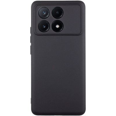Чохол Silicone Cover Lakshmi Full Camera (A) для Xiaomi Poco X6 Pro Чорний / Black