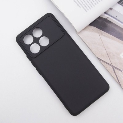 Чохол Silicone Cover Lakshmi Full Camera (A) для Xiaomi Poco X6 Pro Чорний / Black