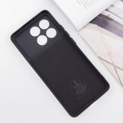 Чохол Silicone Cover Lakshmi Full Camera (A) для Xiaomi Poco X6 Pro Чорний / Black