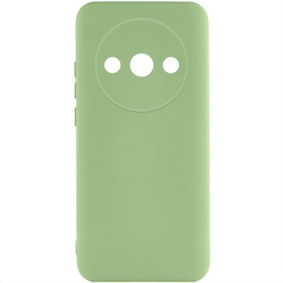 Чохол Silicone Cover Lakshmi Full Camera (A) для Xiaomi Redmi A3 Зелений / Pistachio