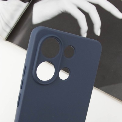 Чохол Silicone Cover Lakshmi Full Camera (A) для Xiaomi Redmi Note 13 4G Синій / Midnight Blue