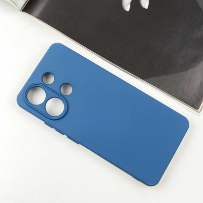 Чохол Silicone Cover Lakshmi Full Camera (A) для Xiaomi Redmi Note 13 4G Синій / Navy Blue