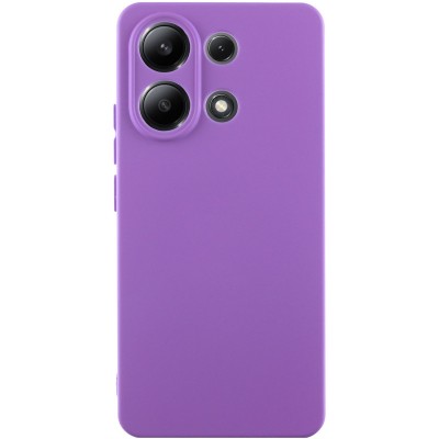 Чохол Silicone Cover Lakshmi Full Camera (A) для Xiaomi Redmi Note 13 4G Фіолетовий / Purple