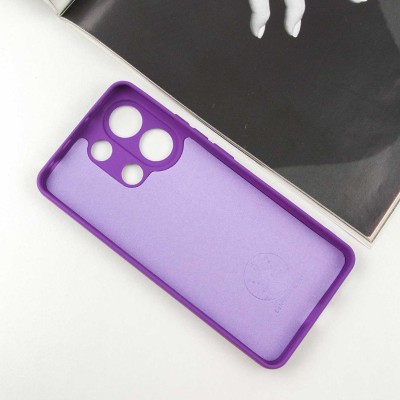 Чохол Silicone Cover Lakshmi Full Camera (A) для Xiaomi Redmi Note 13 4G Фіолетовий / Purple