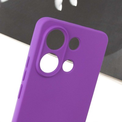 Чохол Silicone Cover Lakshmi Full Camera (A) для Xiaomi Redmi Note 13 4G Фіолетовий / Purple