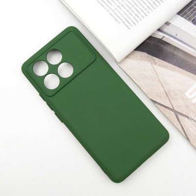 Чохол Silicone Cover Lakshmi Full Camera (A) для Xiaomi Redmi Note 13 Pro 4G / Poco M6 Pro 4G Зелений / Dark green