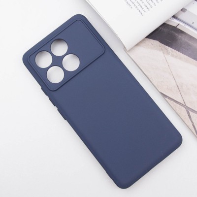 Чохол Silicone Cover Lakshmi Full Camera (A) для Xiaomi Redmi Note 13 Pro 4G / Poco M6 Pro 4G Синій / Navy Blue