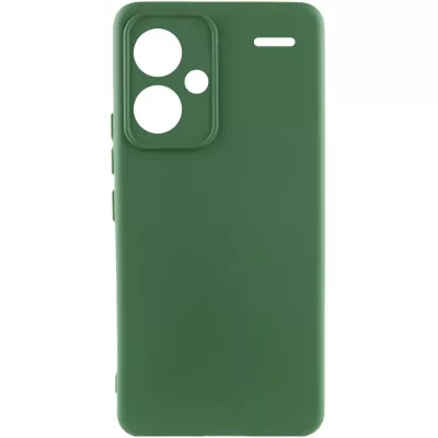 Чохол Silicone Cover Lakshmi Full Camera (A) для Xiaomi Redmi Note 13 Pro+ Зелений / Dark green