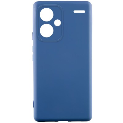 Чохол Silicone Cover Lakshmi Full Camera (A) для Xiaomi Redmi Note 13 Pro+ Синій / Navy Blue