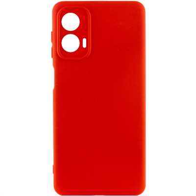 Чохол Silicone Cover Lakshmi Full Camera (AA) для Motorola Moto G24 Червоний / Red
